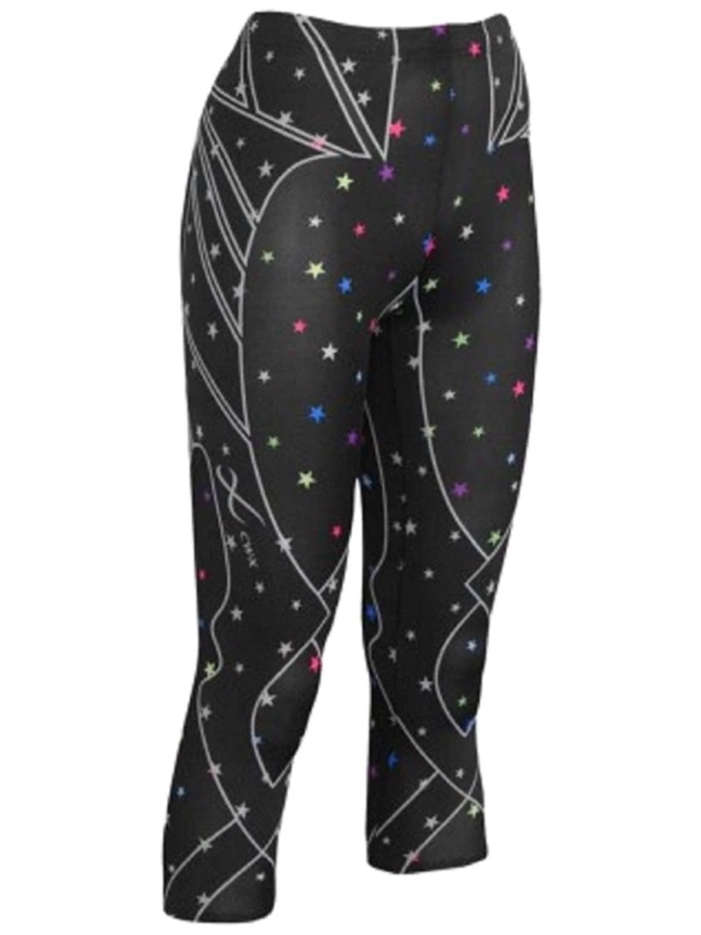CW-X Women's Revolution Tights Black/Multicolor Stars Medium
